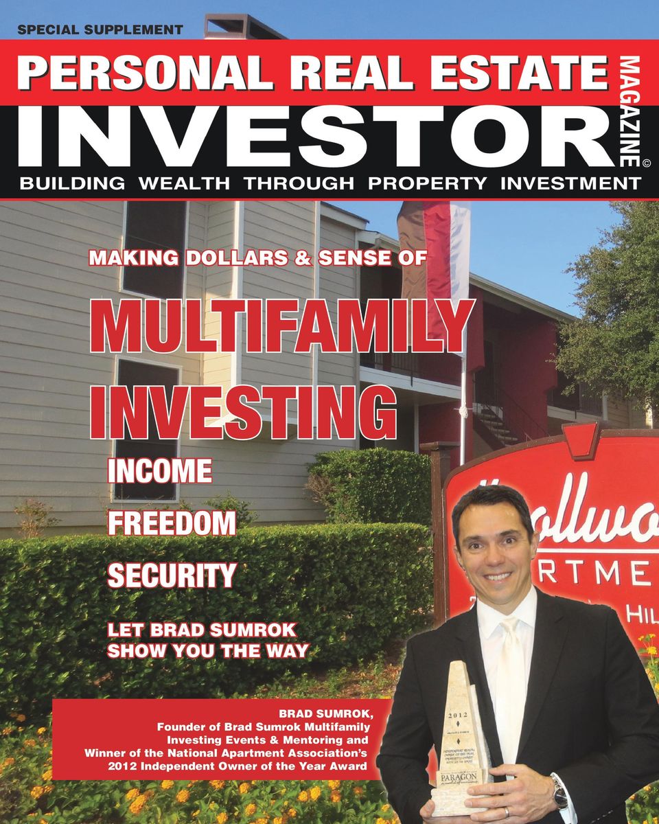 Brad Sumrok on Personal Real Estate Investor magazine